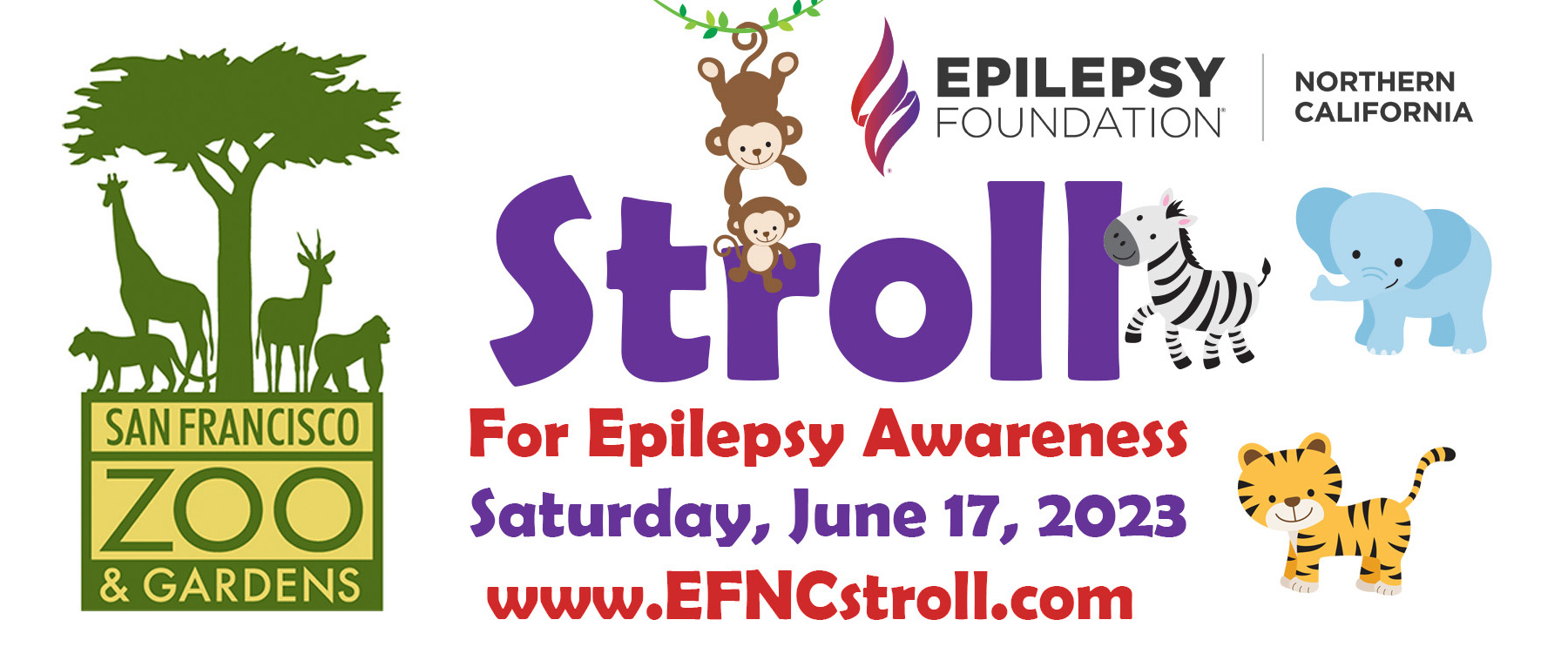 Stroll for Epilepsy San Francisco Zoo 2023